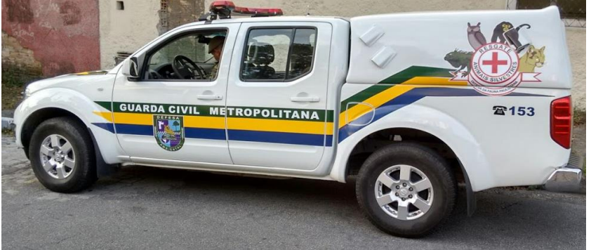 Photo of a Wildlife Rescue Service vehicle, from the Environmental Civil Guard